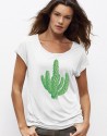 T-Shirt Col Bateau Cactus