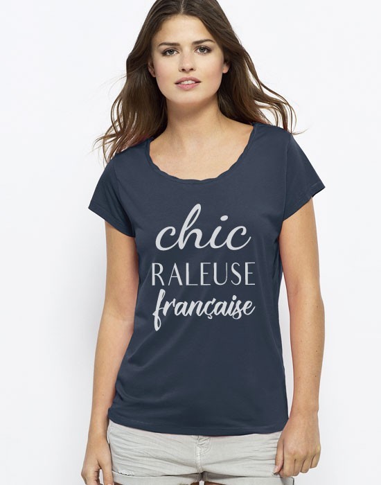 T-Shirt Large Neck Chic Raleuse Française