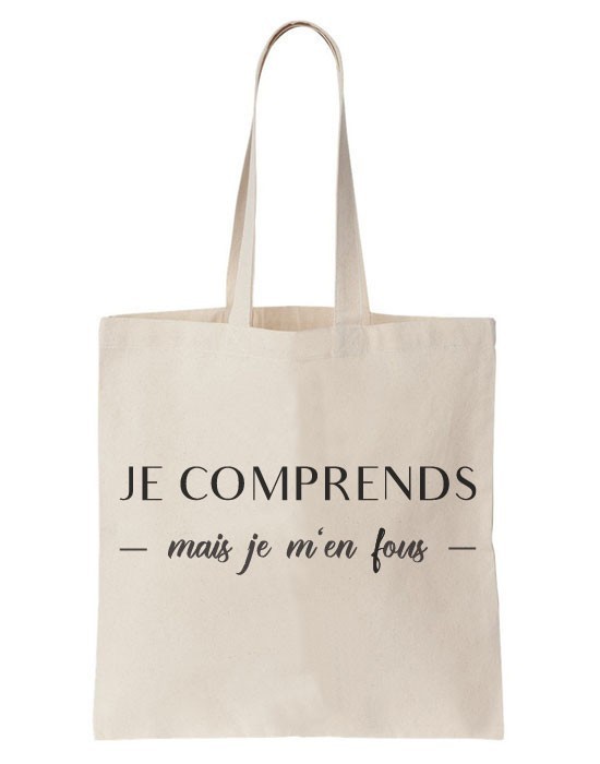 Tote Bag Je Comprends