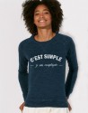 Sweat-Shirt Je Suis Compliquée