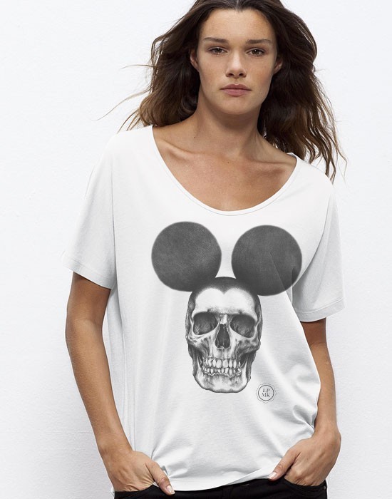 T-Shirt Ample Oversize Dead Mouse