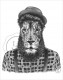 T-Shirt Lion Hipster