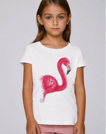 T-Shirt Flamant Rose