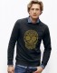 Sweat-Shirt Golden Skull