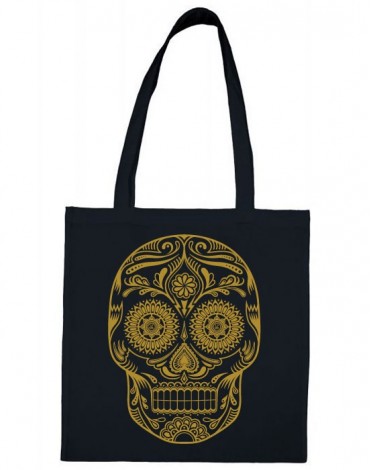 Tote Bag Golden Skull