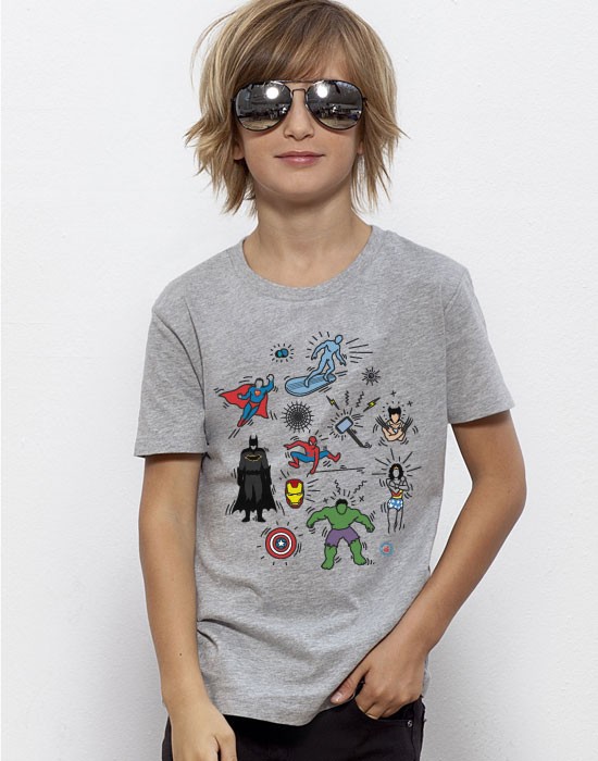 T-Shirt Pop Art Heroes