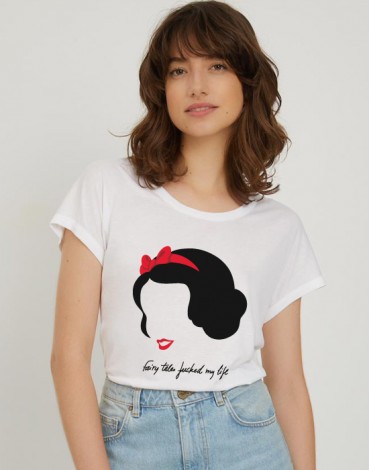 T-Shirt Col Bateau Fairy Tales