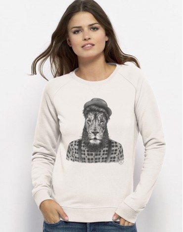 Sweat-Shirt Lion Hipster