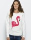 Sweat-Shirt Flamant Rose