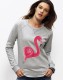 Sweat-Shirt Flamant Rose