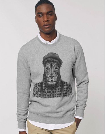 Sweat-Shirt Lion Hipster