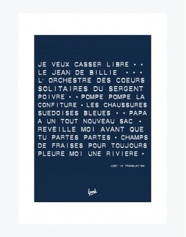 Poster Lost In Translation