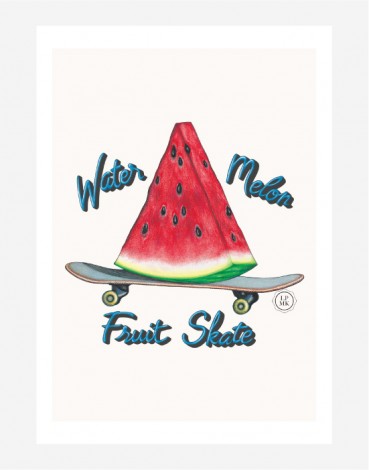 Poster Watermelon Fruit Skate