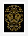 Poster Golden Skull