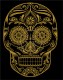 Poster Golden Skull