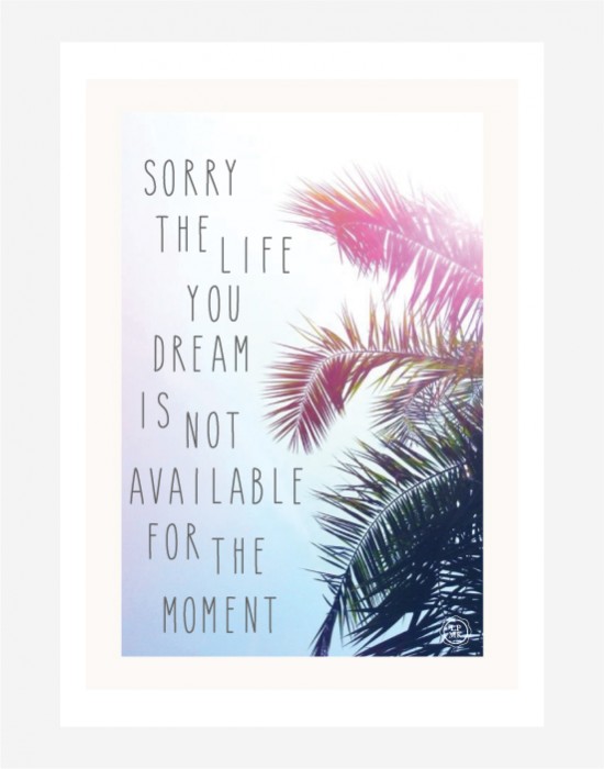 Poster Sorry The Life