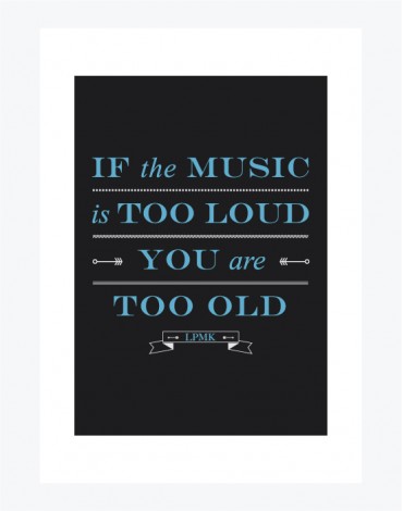 Poster You Are Too Old