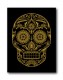 Sticker Golden Skull