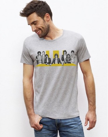 T-Shirt Col Large La Cène Rock