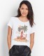 T-Shirt Col Bateau Hawaienne