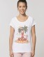 T-Shirt Col Bateau Hawaienne