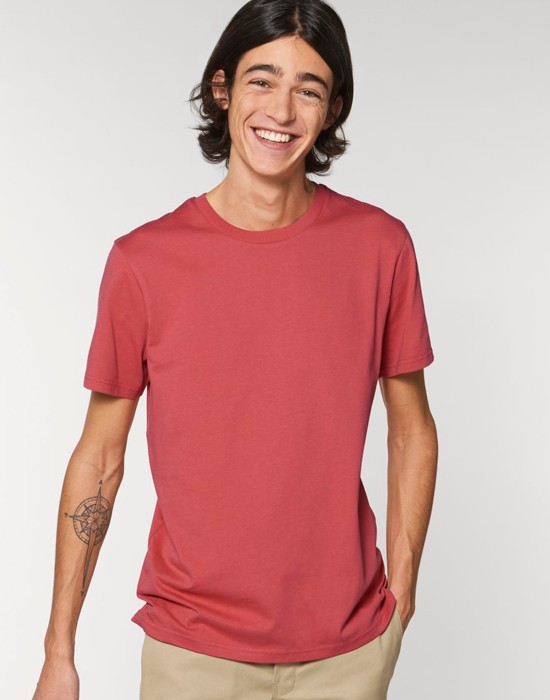 T-Shirt Homme Basic Rouge Carmin
