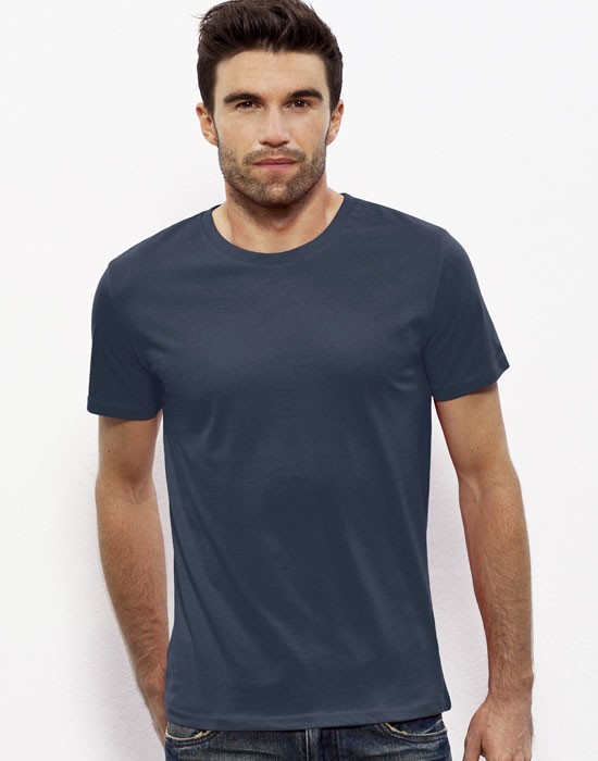 T-Shirt Homme Basic India Ink Grey
