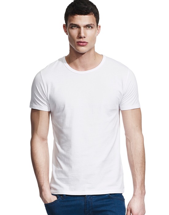 T-Shirt Homme Basic Blanc - Tee-Shirt Uni BIO - Lapolemik