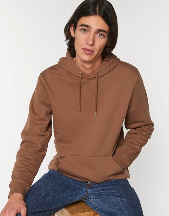 Hoodie Sweat-Shirt Man Basic Caramel