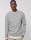 Sweat-Shirt Homme Basic Gris Chiné