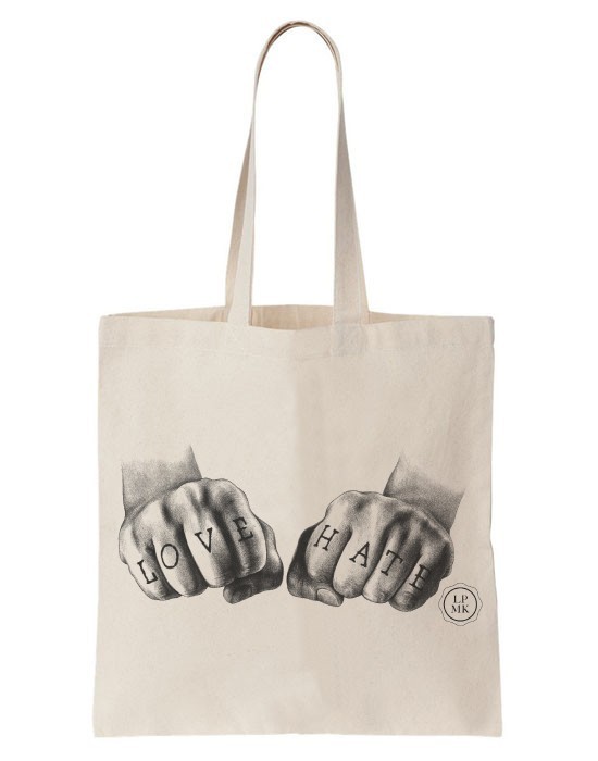 Tote Bag Love Hate