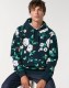 Hoodie Sweat-Shirt Man Basic Floral