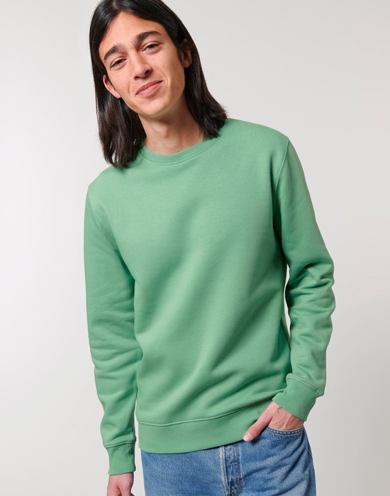 Sweat-Shirt Homme Basic Dusty Mint