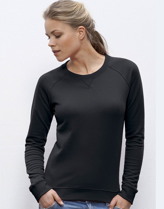 Sweat-Shirt Femme Basic Noir