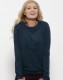 Sweat-Shirt Woman Basic Dark Heather Denim