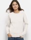 Sweat-Shirt Femme Basic Cream Heather Grey