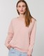 Sweat-Shirt Femme Basic Cream Heather Pink