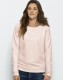 Sweat-Shirt Woman Basic Cream Heather Pink