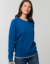 Sweat-Shirt Woman Basic Majorelle Blue