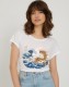 T-Shirt Col Bateau Noodle Dragon