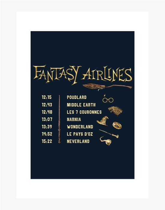 Poster Fantasy Airlines