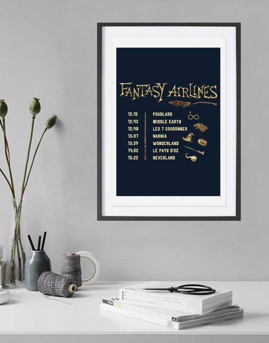 Poster Fantasy Airlines