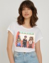 T-Shirt Large Neck Art Girls