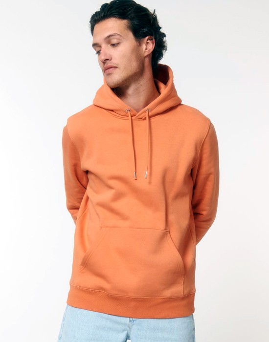 Hoodie Sweat-Shirt Man Basic Volcano Stone