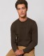 Sweat-Shirt Homme Basic Deep Chocolate