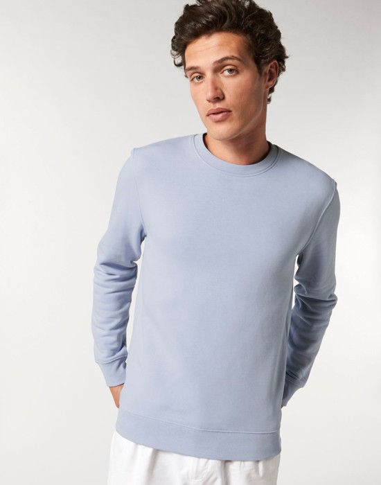 Sweat-Shirt Homme Basic Serene Blue
