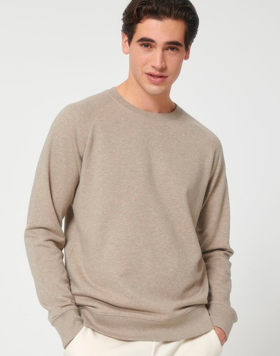 Sweat-Shirt Homme Basic Heather Sand