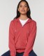 Zip Hoodie Sweat-Shirt Basic Carmin Red