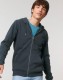 Zip Hoodie Sweat-Shirt Basic India Ink Grey