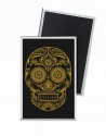 Magnet Golden Skull